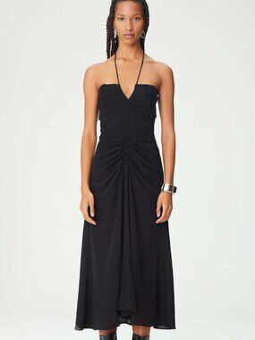 Maria Cher Toribia Midi Dress - Black XS